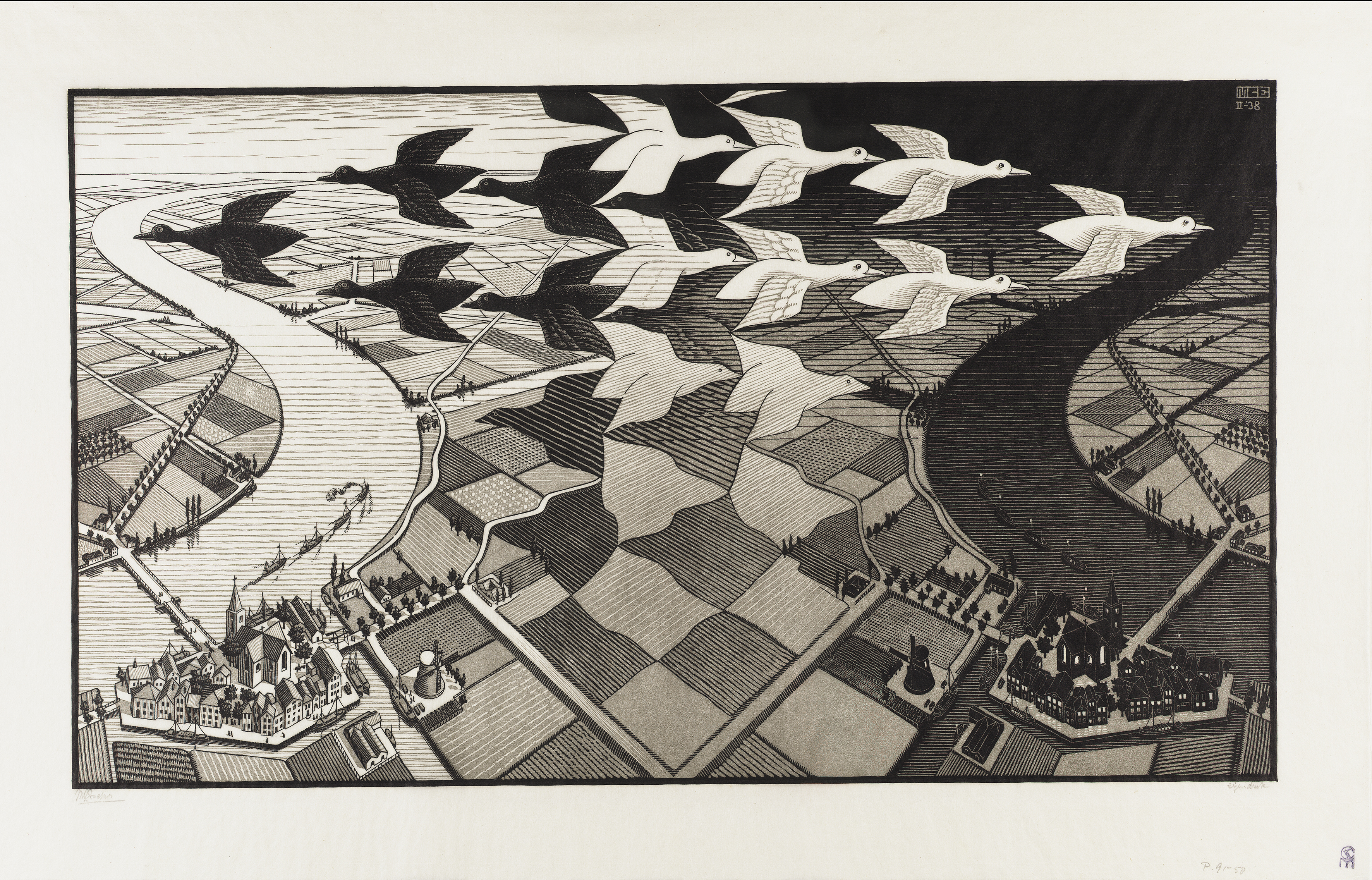 De oneindige kunstwerken van Escher